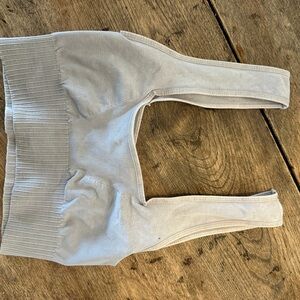 Grey/ Blue Free people movement top